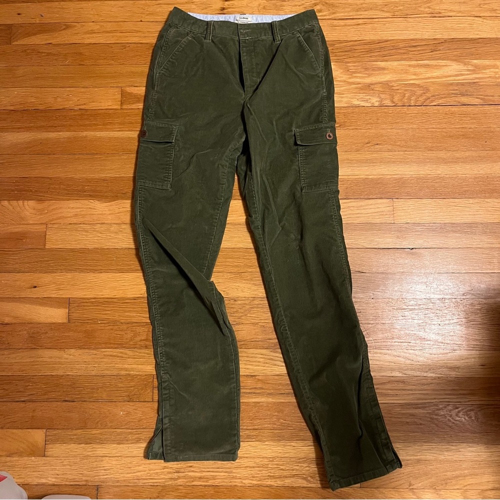 8 Tall LL Bean Corduroy Cargo Pants